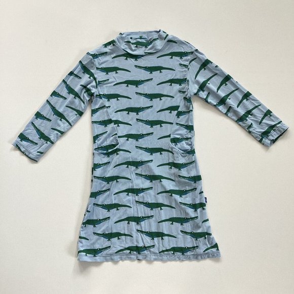 Kickee Pants Blue Alligator Dress - Picture 2 of 8